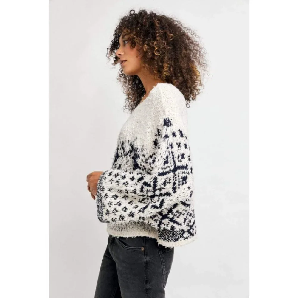 Free People Midnight Beach Pullover Sweater